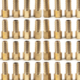 LTWFITTING Brass Fitting Coupler 1/2-Inch Hose ID x 1/4-Inch Female NPT Fuel Water Gas(Pack of 300)