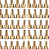 LTWFITTING Brass Fitting Coupler 1/2-Inch Hose Barb x 3/8-Inch Female NPT Fuel Water Boat(Pack of 200)