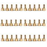 LTWFITTING Brass Fitting Coupler 1/2-Inch Hose Barb x 1/2-Inch Female NPT Fuel Water Boat(Pack of 30)