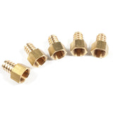 LTWFITTING Lead Free Brass Fitting Coupler/Adapter 3/4 Inch Hose Barb x 3/4 Inch Female NPT Fuel Gas Water (Pack of 5)