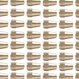Brass 3/4 Inch OD 45 Degree Flare Long Nut,Brass Flare Tube Fitting(Pack of 60)