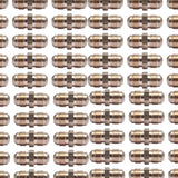 LTWFITTING Brass 3/8 Inch OD Flare Union,Brass Flare Tube Fitting(Pack of 200)