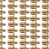 LTWFITTING Brass 1/2 Inch OD x 1/4 Inch OD Flare Reducing Union,Brass Flare Tube Fitting(Pack of 200)