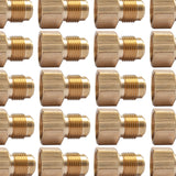 LTWFITTING Brass Fittings 45 Degree Flare 5/8 Inch OD x 3/4 Inch Female NPT Connector(Pack of 100)