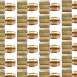 LTWFITTING Brass 45 Degree Flare 1/4 Inch OD x 1/8 Inch Female NPT Connector/Adapter Fitting(Pack of 30)