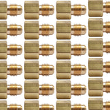 LTWFITTING Brass Fittings 45 Degree Flare 1/4 Inch OD x 1/8 Inch Female NPT Connector(Pack of 500)
