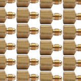LTWFITTING Brass Fittings 45 Degree Flare 1/4 Inch OD x 3/8 Inch Female NPT Connector(Pack of 300)