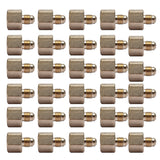 LTWFITTING Brass Flare 5/16 Inch OD x 1/2 Inch Female NPT Female Connector Tube Fitting(Pack of 30)
