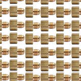 LTWFITTING Brass Fittings 45 Degree Flare 3/8 Inch OD x 1/2 Inch Female NPT Connector(Pack of 200)