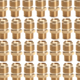 LTWFITTING Brass Flare3/4 Inch OD x 1/2 Inch Male NPT Connector Tube Fitting (pack of 90)