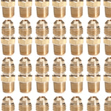 LTWFITTING Brass Flare 1/4 Inch OD x 1/8 Inch Male NPT Connector Tube Fitting(Pack of 30)