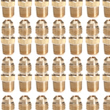 LTWFITTING Brass Flare 1/4 Inch OD x 1/8 Inch Male NPT Connector Tube Fitting(Pack of 30)