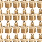 LTWFITTING Brass Flare 1/4 Inch OD x 1/2 Inch Male NPT Connector Tube Fitting(pack of 200)