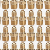 LTWFITTING Brass Flare 5/16 Inch OD x 3/8 Inch Male NPT Connector Tube Fitting(Pack of 200)