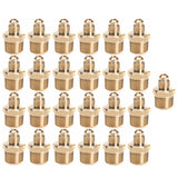 LTWFITTING Brass Flare 5/16 Inch OD x 1/2 Inch Male NPT Connector Tube Fitting(pack of 25)
