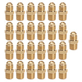 LTWFITTING Brass Flare 3/8 Inch OD x 3/8 Inch Male NPT Connector Tube Fitting (pack of 25)