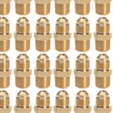LTWFITTING Brass Flare 3/8 Inch OD x 3/8 Inch Male NPT Connector Tube Fitting (pack of 250)