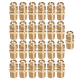 LTWFITTING Brass Flare 1/2 Inch OD x 3/8 Inch Male NPT Connector Tube Fitting(pack of 25)