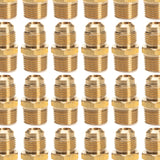 LTWFITTING Brass Flare 1/2 Inch OD x 1/2 Inch Male NPT Connector Tube Fitting(Pack of 150)
