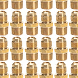 LTWFITTING Brass Flare 1/2 Inch OD x 1/2 Inch Male NPT Connector Tube Fitting(Pack of 150)