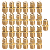 LTWFITTING Brass Flare 1/2 Inch OD x 1/2 Inch Male NPT Connector Tube Fitting(pack of 25)