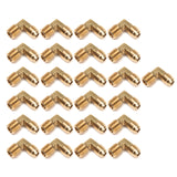 LTWFITTING Brass Flare 5/16 Inch OD x 1/4 Inch Male NPT 90 Degree Elbow Tube Fitting (Pack of 25)