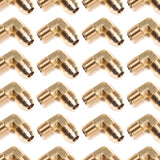 LTWFITTING Brass Flare3/8 OD x 1/4 Inch Male NPT 90 Degree Elbow Tube Fitting (Pack of 200)
