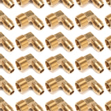 LTWFITTING Brass Flare 1/2 Inch OD x 3/4 Inch Male NPT 90 Degree Elbow Tube Fitting (Pack of 80)