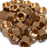 LTWFITTING 3/4-Inch Brass Compression Nut,Brass Compression Fitting(Pack of 200)