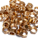 LTWFITTING 7/8-Inch Brass Compression Nut,Brass Compression Fitting(Pack of 200)