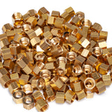 LTWFITTING 5/16-Inch Brass Compression Nut,Brass Compression Fitting(Pack of 150)
