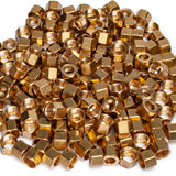 LTWFITTING 3/8-Inch Brass Compression Nut,Brass Compression Fitting(Pack of 1000)