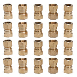 LTWFITTING Brass 5/8-Inch OD x 1/2-Inch Female NPT Compression Connector Fitting(Pack of 20)