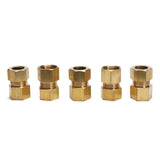 LTWFITTING Brass 3/4-Inch OD x 3/4-Inch Female NPT Compression Connector Fitting(Pack of 5)