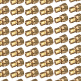 LTWFITTING Brass Compression Tube Fitting 1/8-Inch OD x 1/8-Inch Female NPT Coupler (Pack of 300 Sets)