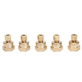 LTWFITTING Brass 1/4-Inch OD x 1/2-Inch Female NPT Compression Connector Fitting(Pack of 5)
