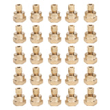 LTWFITTING Brass 1/4-Inch OD x 1/2-Inch Female NPT Compression Connector Fitting(Pack of 25)