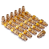 LTWFITTING Brass 5/16-Inch OD x 1/8-Inch Male NPT Compression Connector Fitting(Pack of 25)