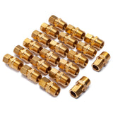 LTWFITTING Brass 1/2-Inch OD x 1/2-Inch Male NPT Compression Connector Fitting(Pack of 20)
