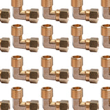 LTWFITTING 5/8-Inch OD x 1/2-Inch Male NPT 90 Degree Compression Elbow,Brass Compression Fitting(Pack of 100)