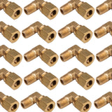 LTWFITTING 5/16-Inch OD x 1/8-Inch Male NPT 90 Degree Compression Elbow,Brass Compression Fitting(Pack of 300)
