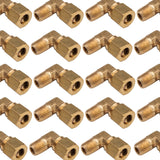 LTWFITTING 5/16-Inch OD x 1/8-Inch Male NPT 90 Degree Compression Elbow,Brass Compression Fitting(Pack of 300)