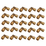 LTWFITTING 5/16-Inch OD x 3/8-Inch Male NPT 90 Degree Compression Elbow,Brass Compression Fitting(Pack of 25)