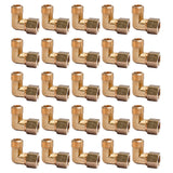 LTWFITTING 1/2-Inch OD x 3/8-Inch Male NPT 90 Degree Compression Elbow,Brass Compression Fitting(Pack of 25)