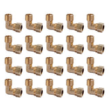 LTWFITTING 1/2-Inch OD x 1/2-Inch Male NPT 90 Degree Compression Elbow,Brass Compression Fitting(Pack of 20)