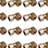 LTWFITTING 5/8-Inch OD x 1/2-Inch Female NPT 90 Degree Compression Elbow,Brass Compression Fitting(Pack of 100)