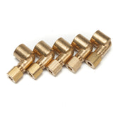 LTWFITTING 3/16-Inch OD x 1/8-Inch Female NPT 90 Degree Compression Elbow,Brass Compression Fitting(Pack of 5)