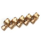 LTWFITTING 3/8-Inch OD x 1/2-Inch Female NPT 90 Degree Compression Elbow,Brass Compression Fitting(Pack of 5)