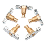 LTWFITTING New Brass Drain Cock 1/8 NPT Air Ride Suspension (Pack of 5)
