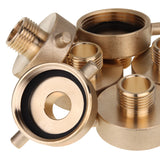 LTWFITTING Brass Fire Hydrant Adapter 1-1/2 inch NST (NH) Female x 3/4 inch GHT Male (Pack of 60)